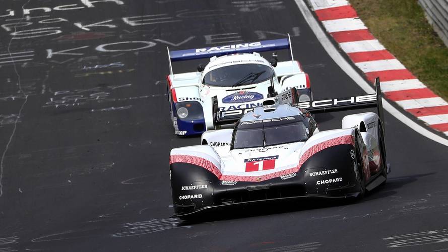 Porsche 956 C and 919 Hybrid Evo at The Nurburgring