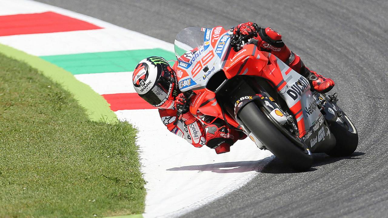 Lorenzo at the Italian MotoGP last month.