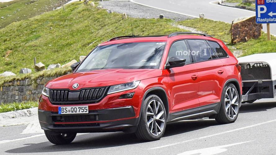 Skoda Kodiaq RS Photos espion
