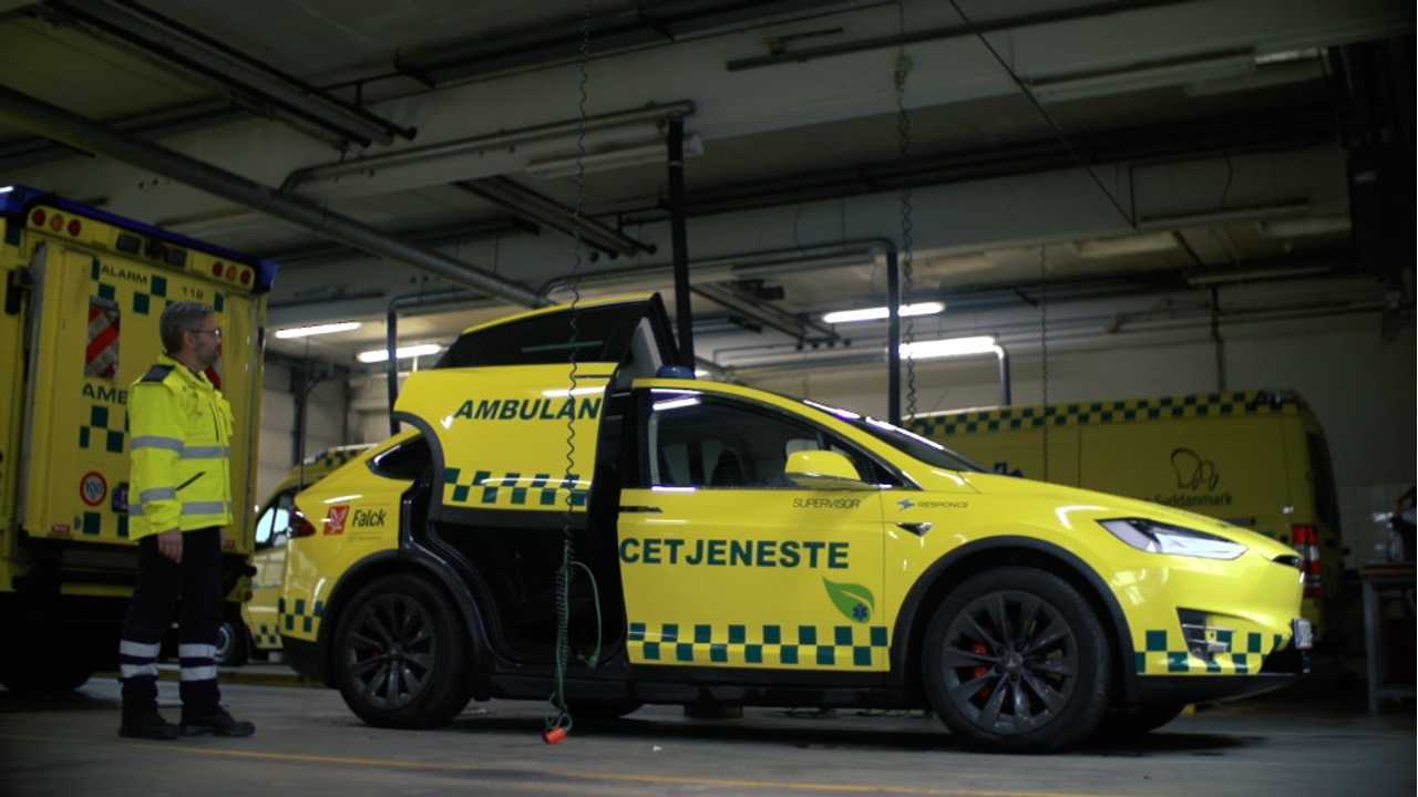 Check Out This Electric Tesla Model X Ambulance