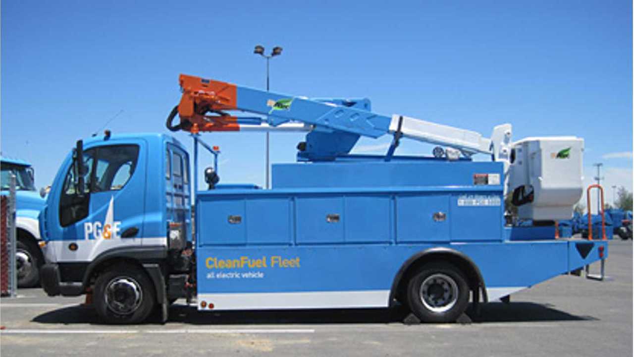 PG&E's Smith electric truck