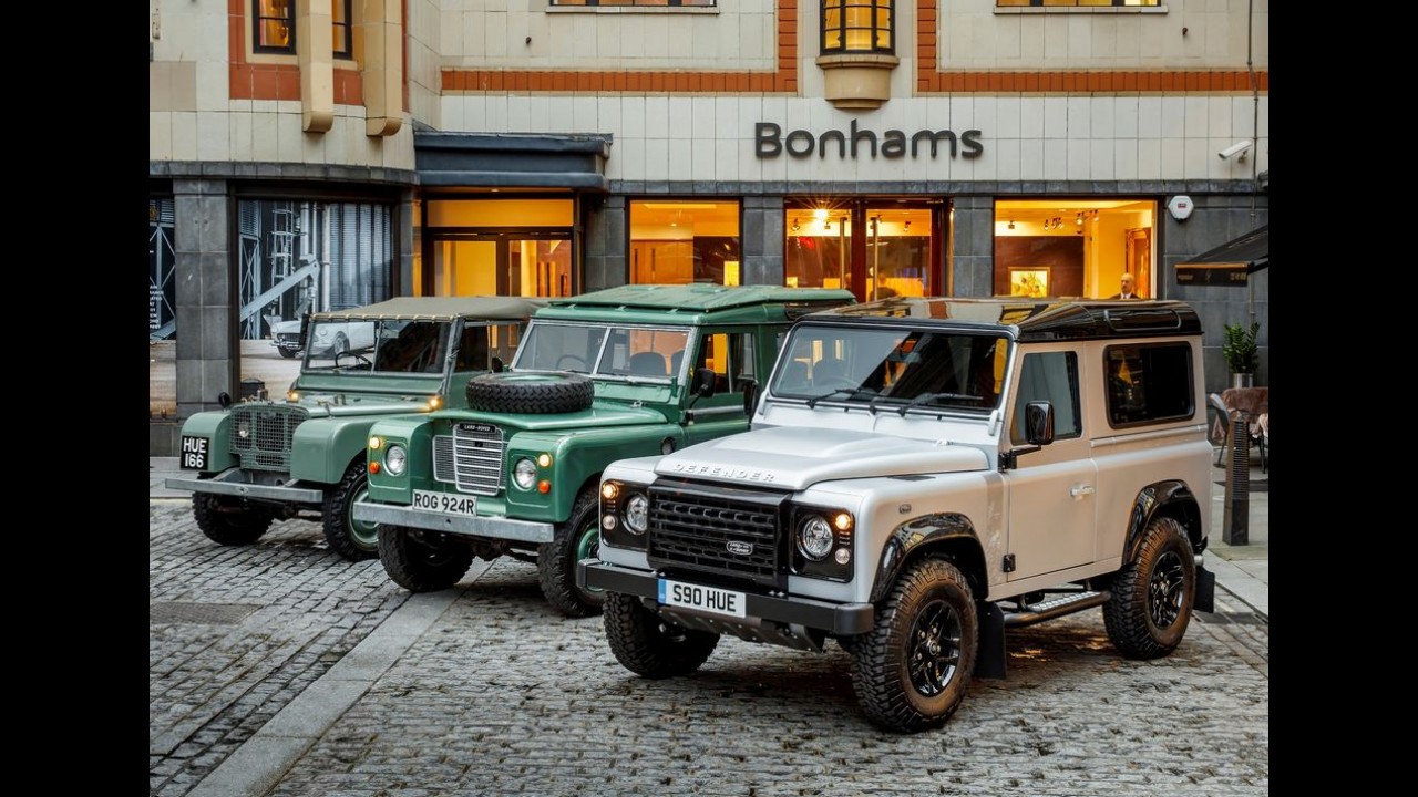 Exposição terá Land Rover Defender nº 2 milhões, que irá a leilão, como atração