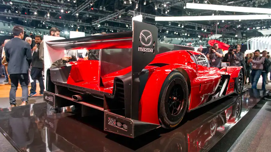 Mazda Rt24 P Prototype Races Into The Los Angeles Auto Show