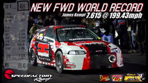 SpeedFactory Racing Honda Civic FWD drag car