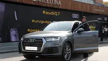 Barcelona players receive new Audi cars