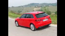 Audi A3 Sportback e-tron, test di consumo reale Roma-Forlì
