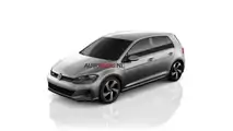 2017 VW Golf 7 GTI facelift leaked photos