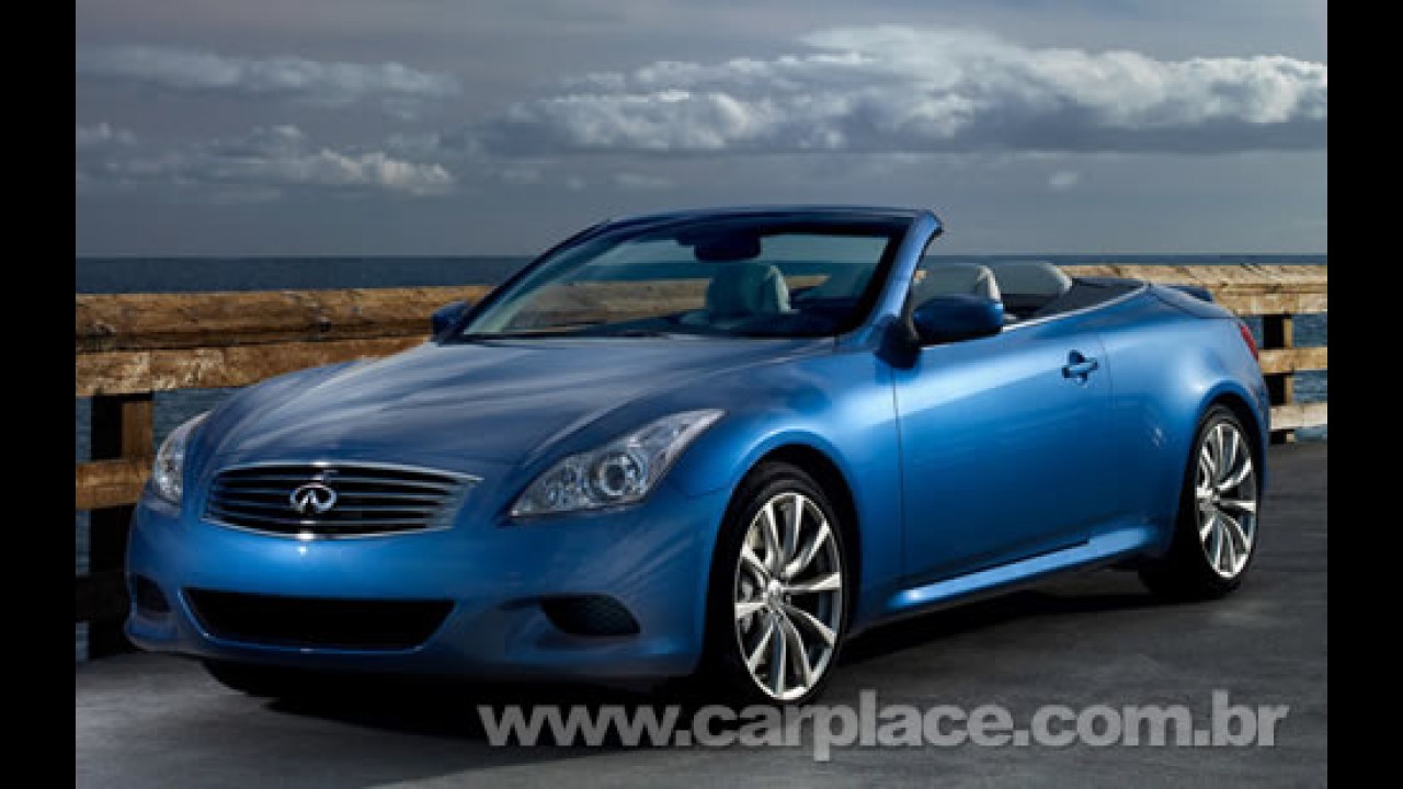 Infiniti G37 Conversível 2009 tem motor V6 3.7 de 330 cavalos da Nissan