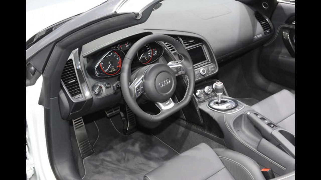 Salão de Frankfurt: Fotos do novo Audi R8 Spyder 5.2 Quattro ao vivo