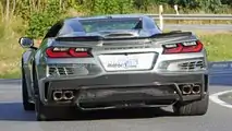 Photo espion de la Chevrolet Corvette E-Ray hybride 2024