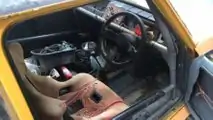 Renault 5 Gordini Turbo abandonado