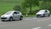 Undisguised Peugeot 207 RC Spy Photos