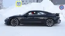 High-performance Porsche Taycan spy photo