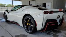 Ferrari SF90 Stradale inondée