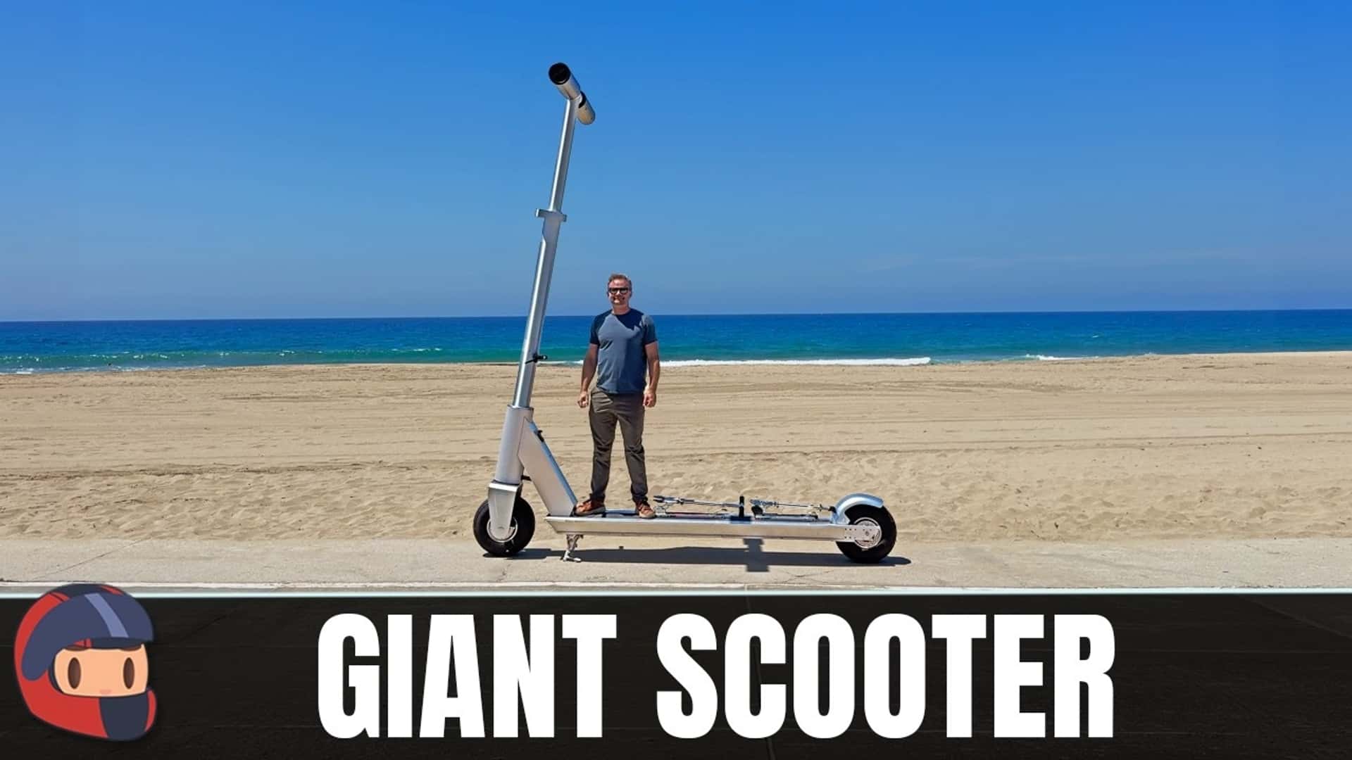 This Giant Scooter Proves Why You Shouldn't Give Up On Your Projects