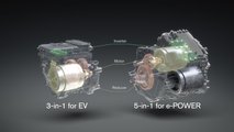 Nissan EV Drive Units: 3 in 1 EV & 5 in 1 e-Power