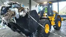 foto Pala gommata JCB 427 HT nei servizi integrati Te.Am. a Teramo
