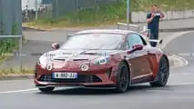 Photos d'espionnage de la Hotter Alpine A110