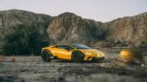 La Lamborghini Huracan Sterrato en Californie