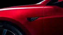 Updated Tesla Model 3 side camera