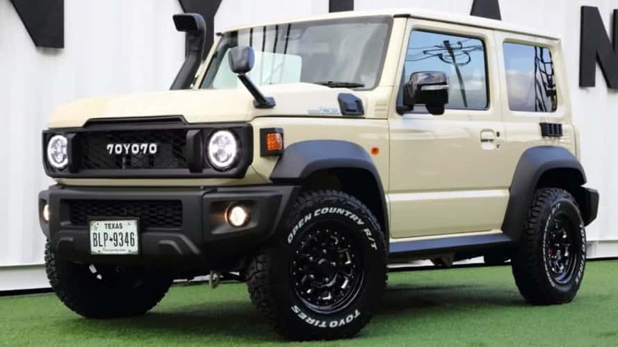 Suzuki Jimny, la trasformista, diventa una Land Cruiser classica