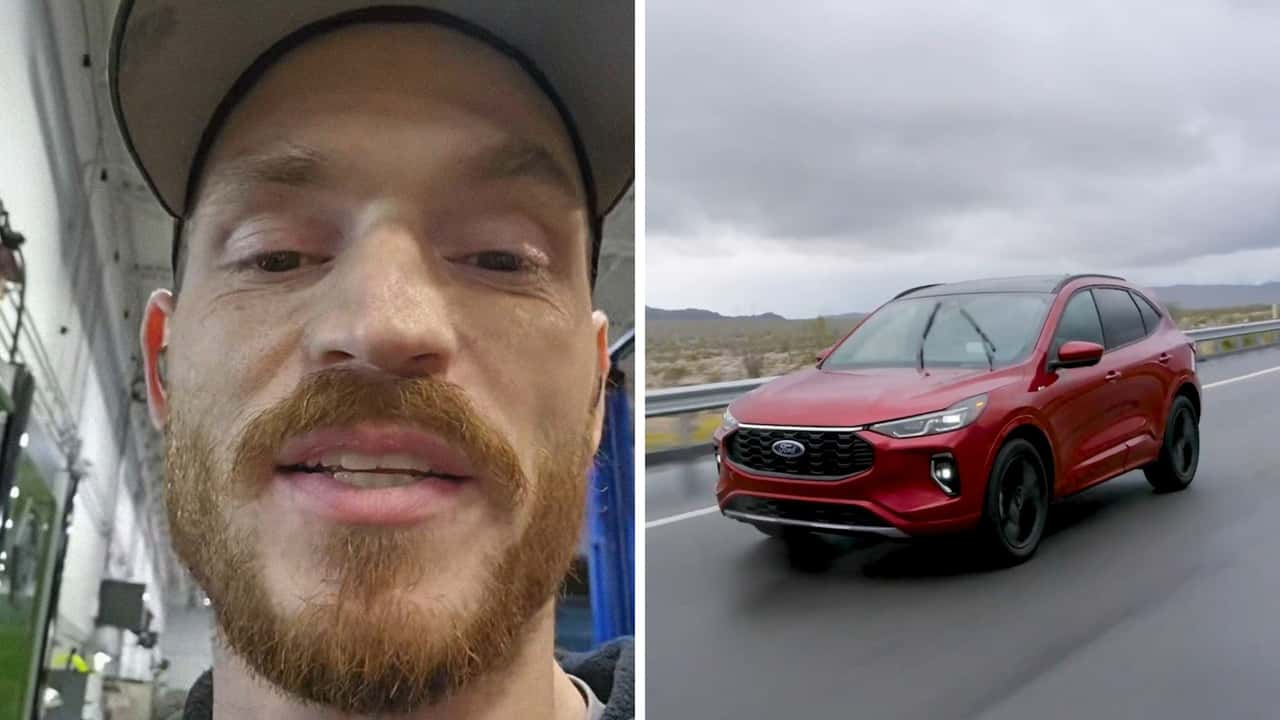 Mechanic Works On 2023 Ford