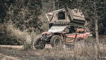 The Can-Am Maverick X3 in all its Roofnest camping glory.