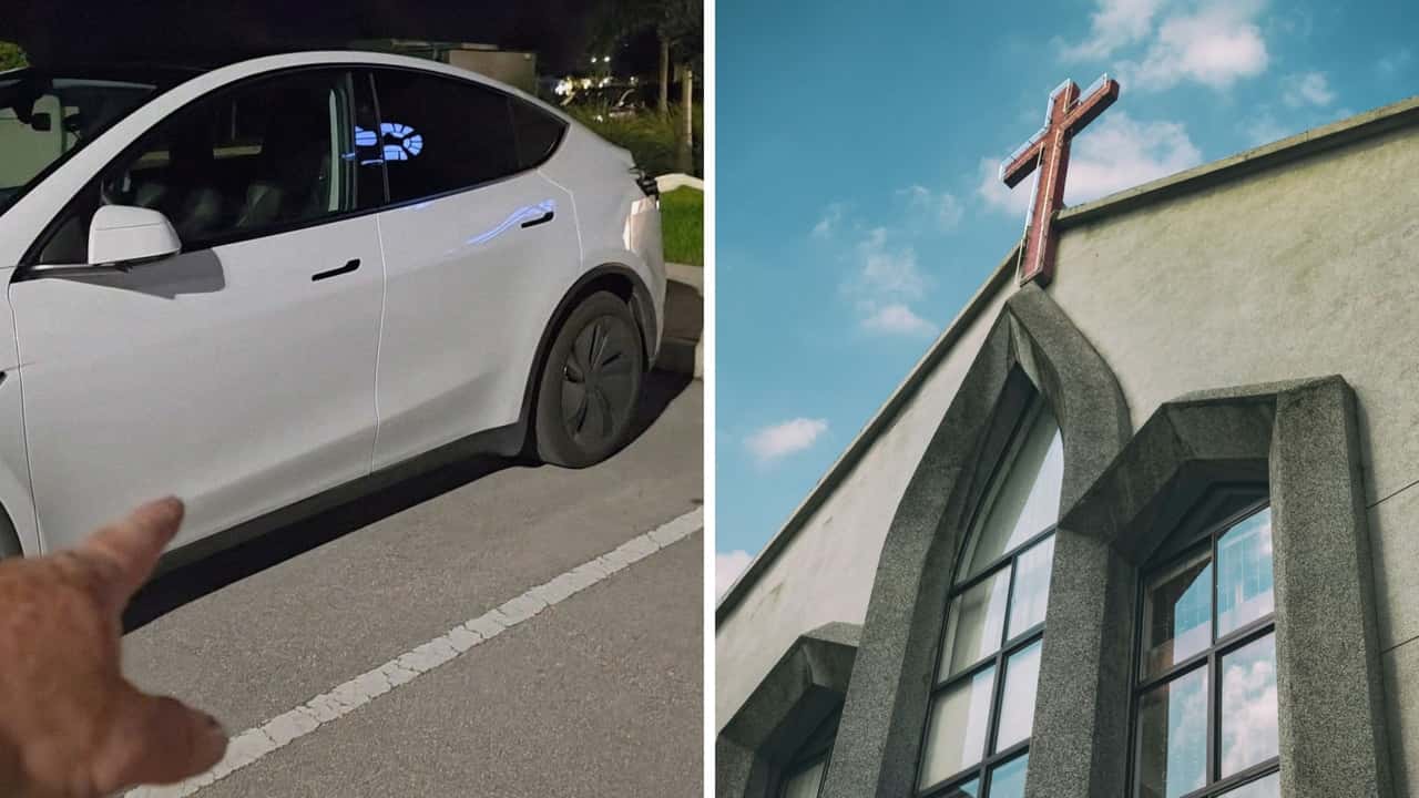 tesla chruch charging