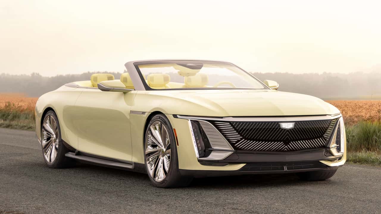 Cadillac Sollei Concept (2024): Ansicht von schräg vorne
