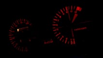 Honda VF500F Interceptor - Gauges Illuminated Closeup