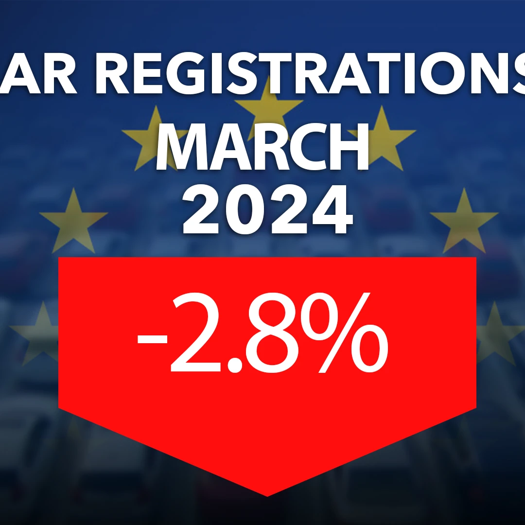 Who sold the most cars in Europe in March 2024?