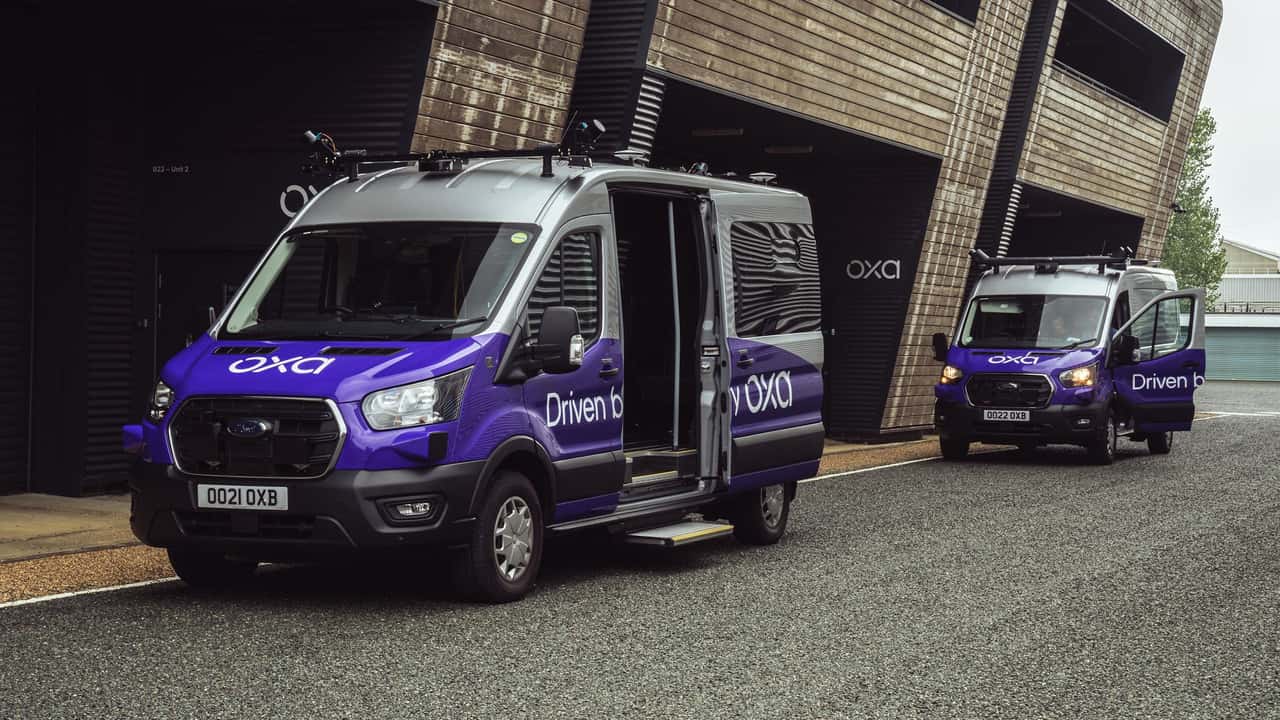 Self-driving Ford Transits hit UK roads