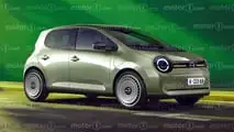 Nissan Wave (2027), el render de Motor1.com