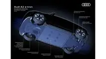 2027 Audi A2 E-Tron camouflaged prototype
