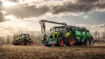Claas Axion 8 CMATIC, motore NEF 6.7, 264-313 cv e 67 dB(A); CMATIC e MAXI CARE fino a 8 anni alzano comfort e TCO