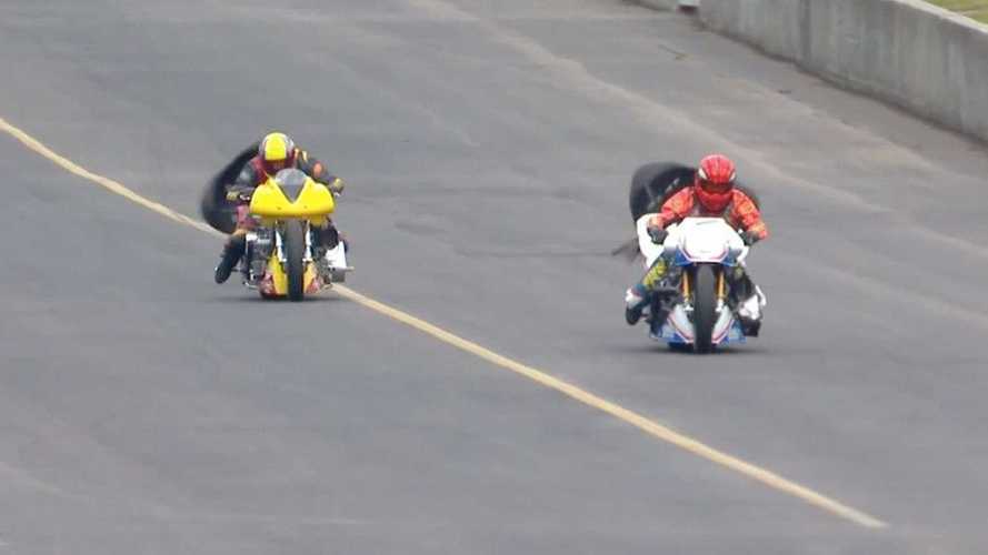 Vídeo: nuevo récord de velocidad en moto de drag