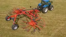 Kuhn: andanatore a doppio rotore con posa centrale  GA 8131 CL
