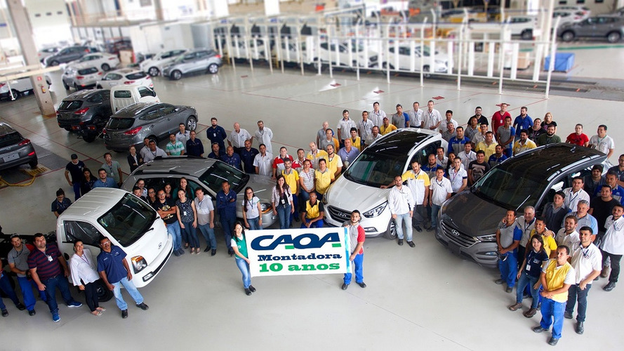 Hyundai-Caoa celebra 10 anos da fábrica em Anápolis (GO)