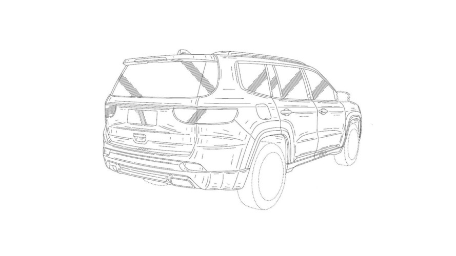 Jeep 7-Seater Patent Drawing