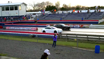 Tesla Model S P100D drag races different vehicles