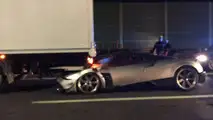 Pagani Huayra BC crash
