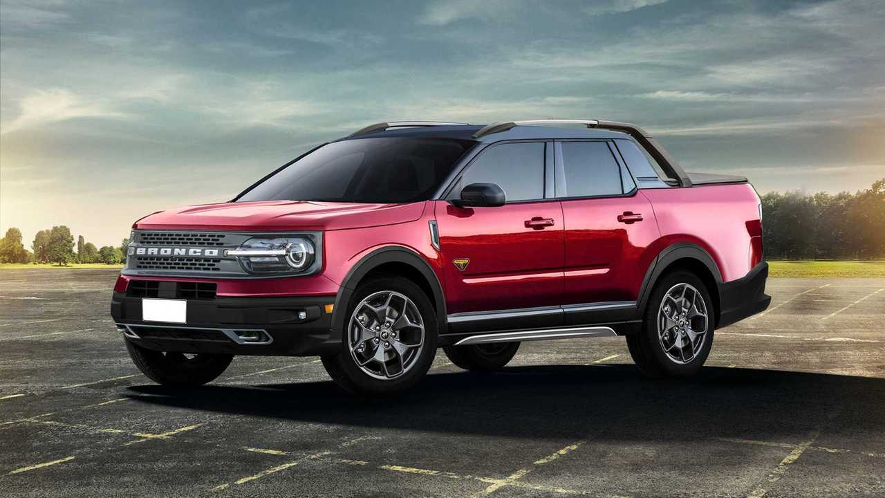 Ford Bronco Sport Pickup Render'ları