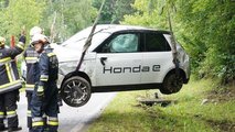 Honda E Crashes And Flips Days After Sales Start In Austria
