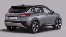Renderings Nissan Rogue Sport/Qashqai (2021)