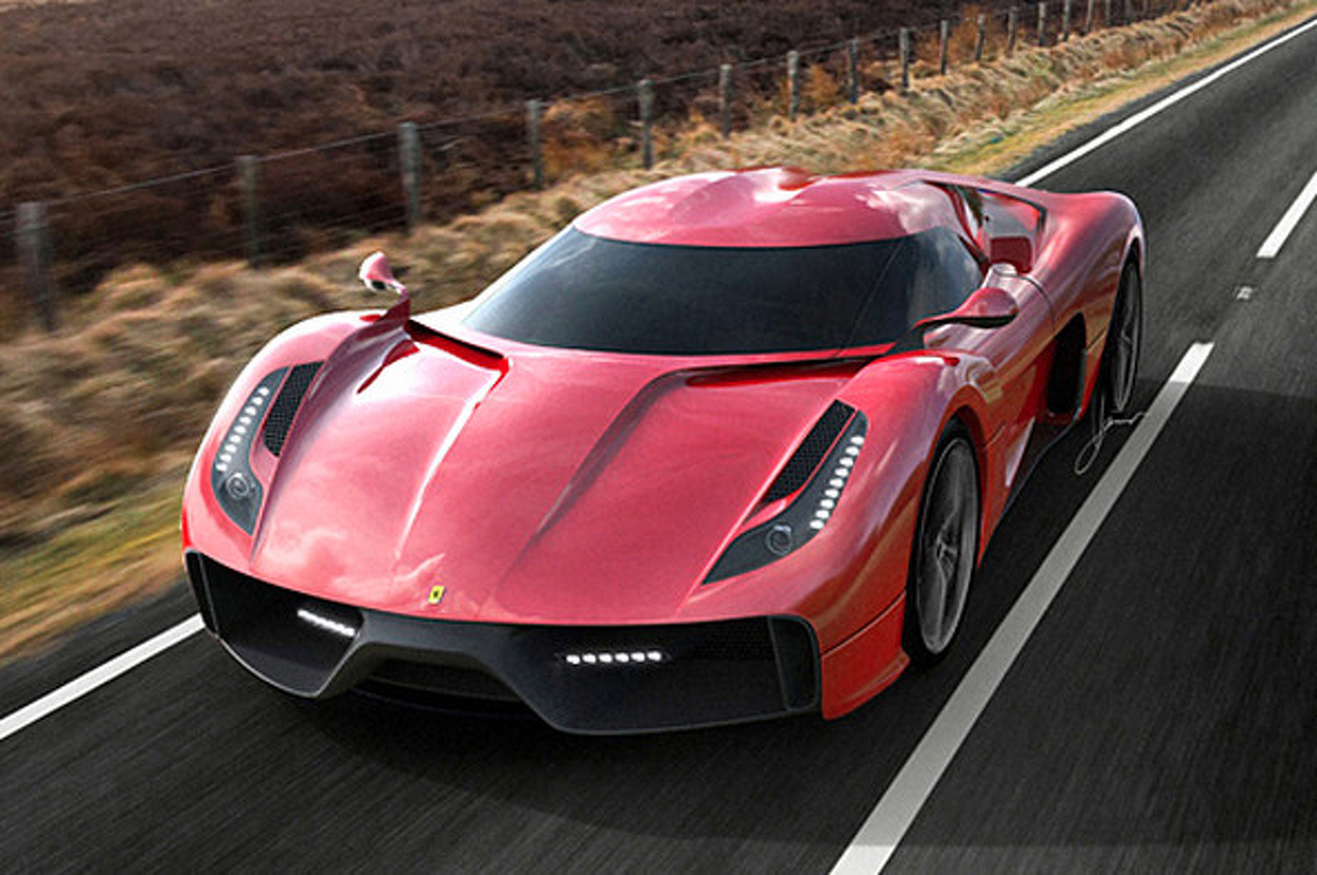 Ugur Sahin Design Project F is a Ferrari 458,Based Work of Art