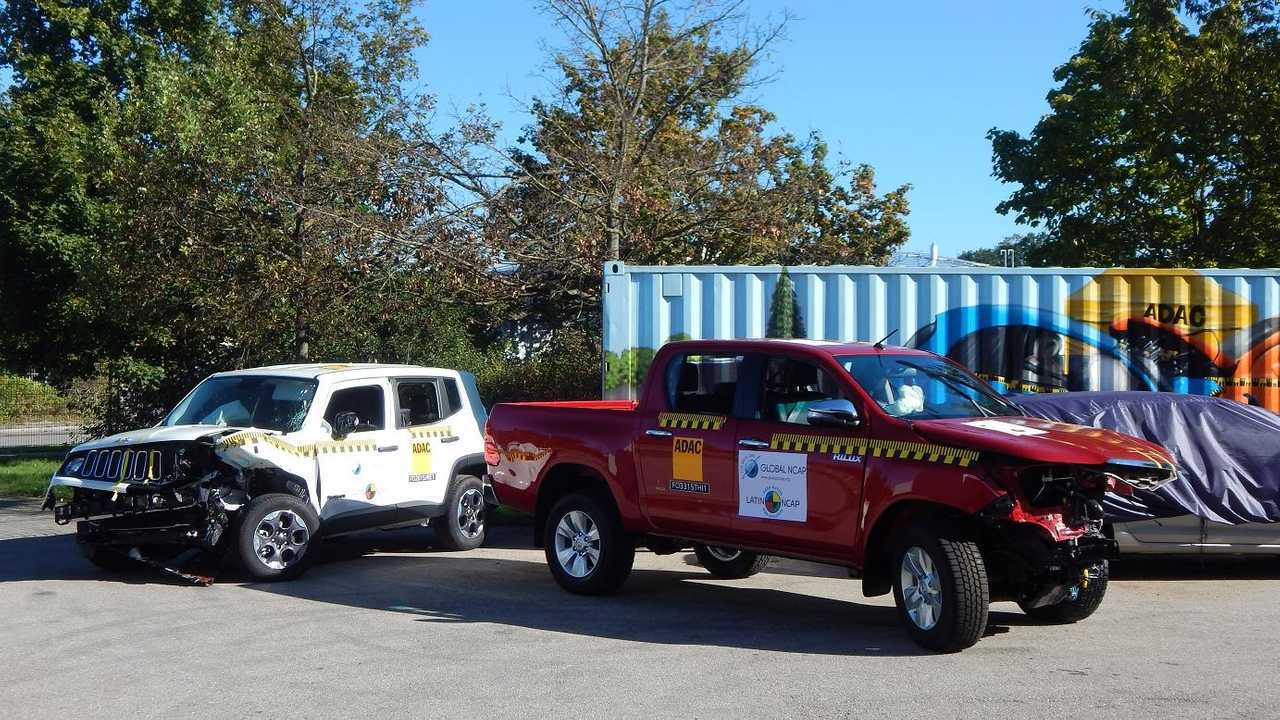 Desde Alemania: así quedó la nueva Toyota Hilux probada por LatinNCAP