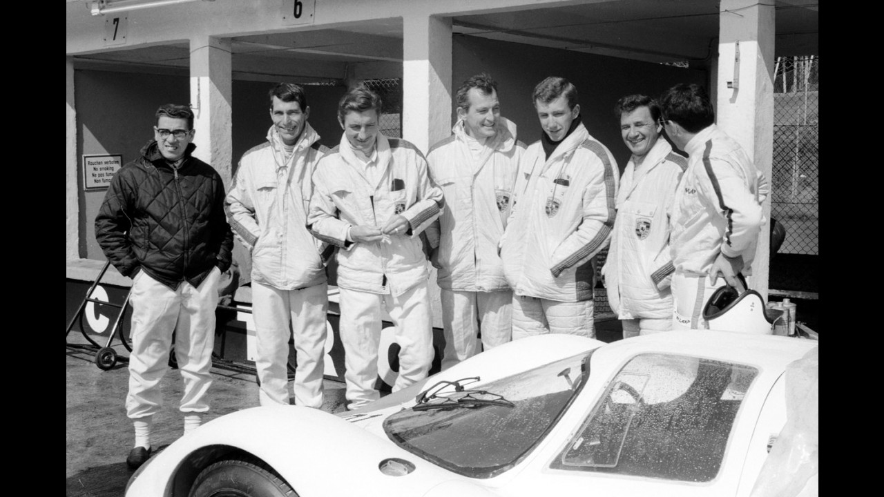Lodovico Scarfiotti con Porsche al Nurburgring, 1968