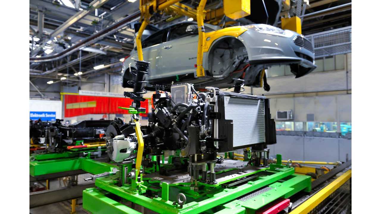 Ford Focus Electric production in Saarlouis, Germany