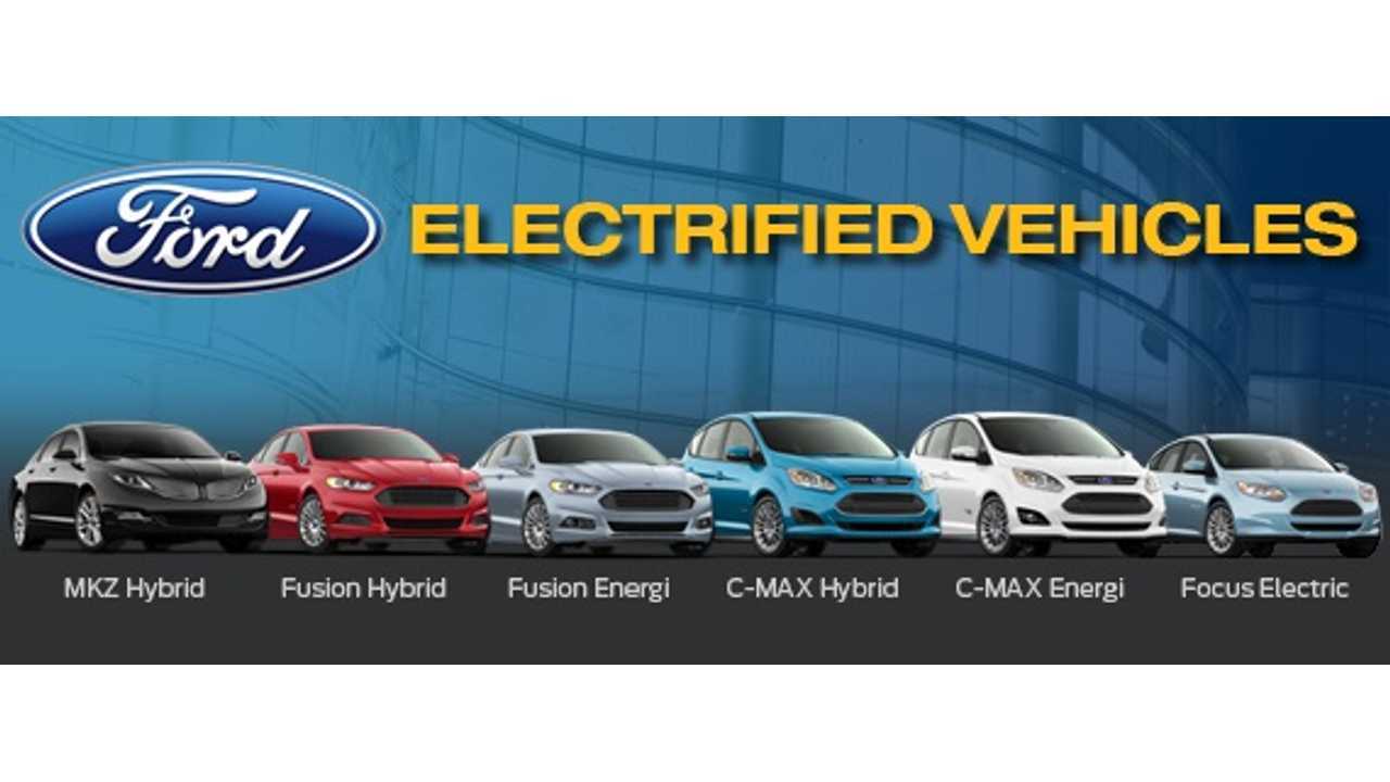 Ford's Lineup Of Electrified Vehicles