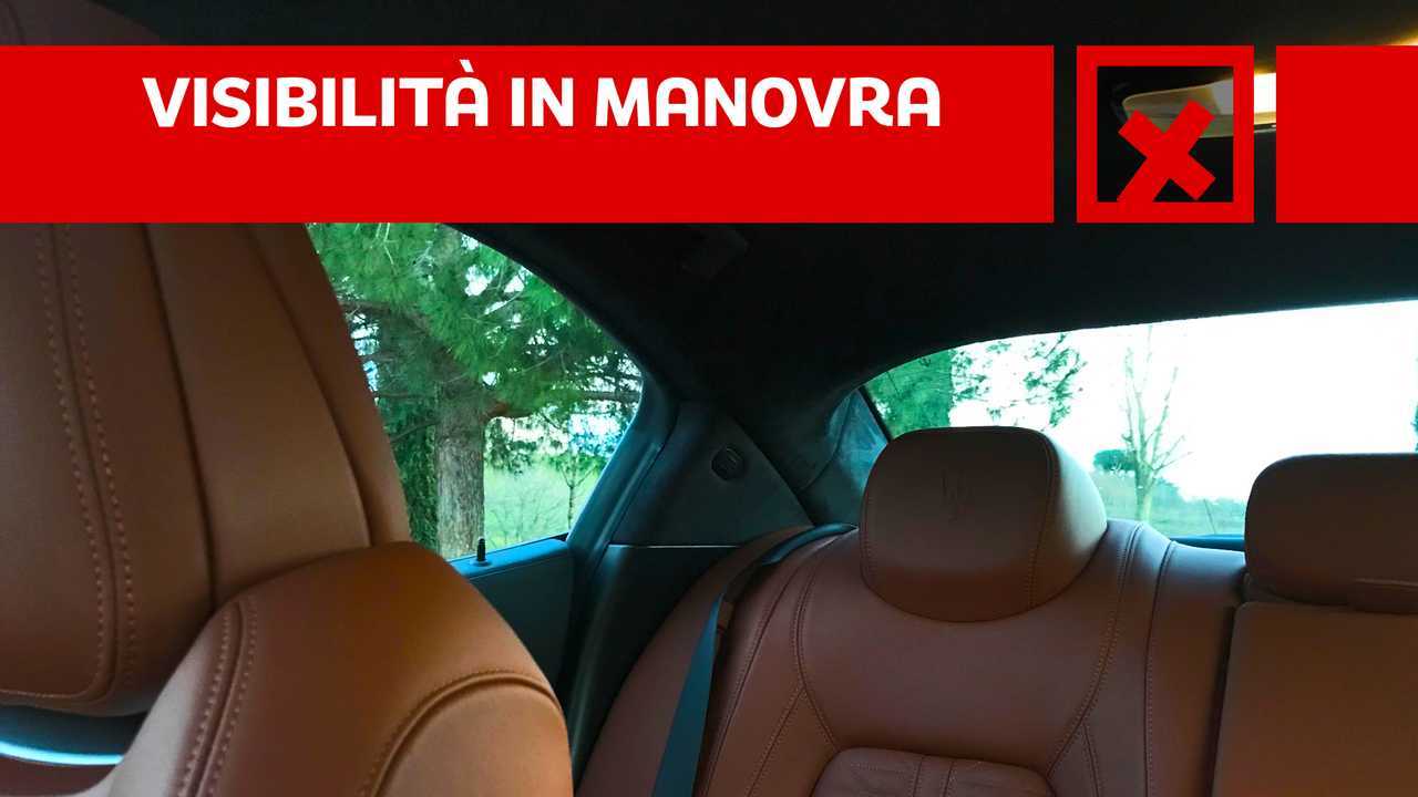 Maserati Ghibli SQ 4 Granport, contro VISIBILITA'-IN-MANOVRA